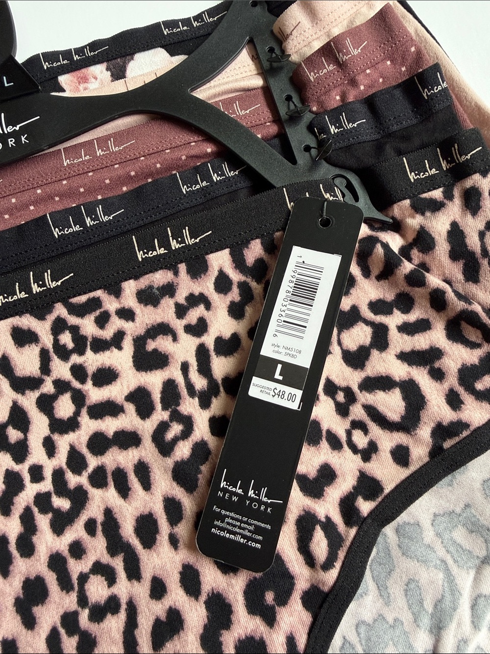Nicole Miller Super Soft Briefs SZ L NEW!! - Picture 4 of 5